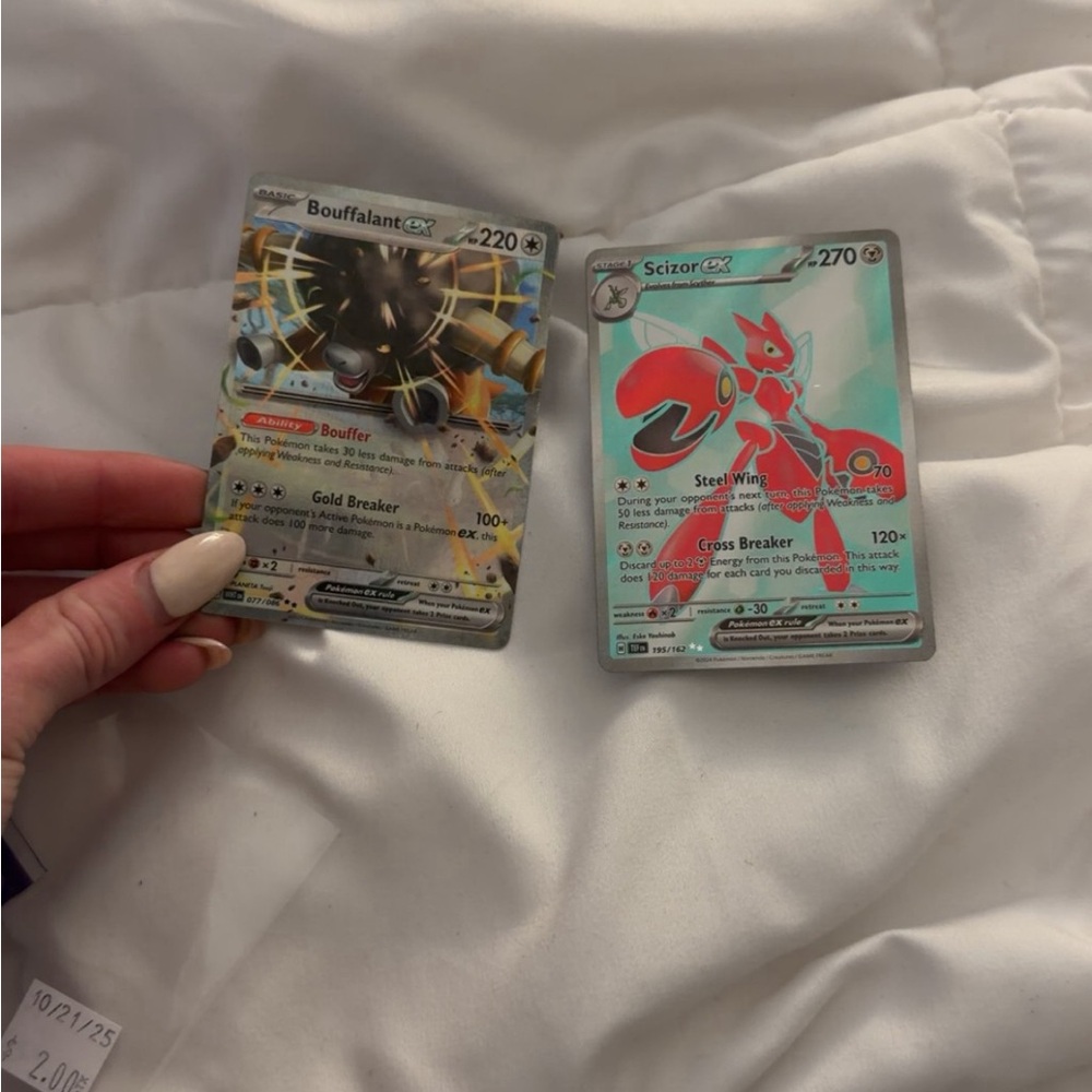 Pokemon Trading Cards - Gold and Red